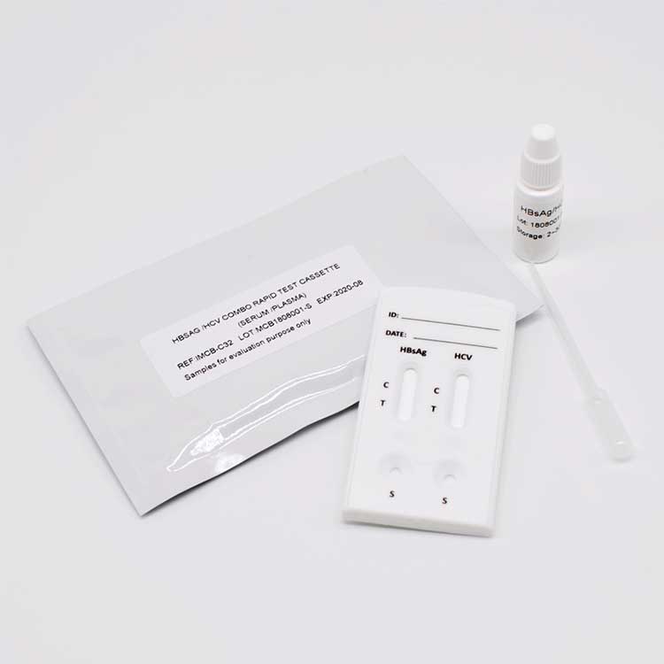 2 Hauv 1 Hbsag Hcv Combo 2 Vaj Huam Sib Luag Rapid Test Kit