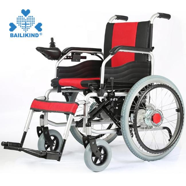 Txoj kev ua haujlwm raug thiab cov kauj ruam ntawm Folding aluminium portable electric wheelchair