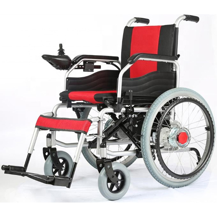 Folding Aluminium Portable Electric Wheelchair