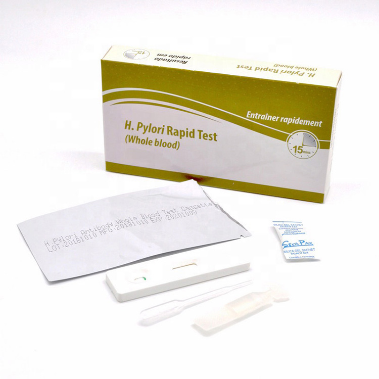 Kev Kho Mob H.pylori Rapid Test Kits Cassette