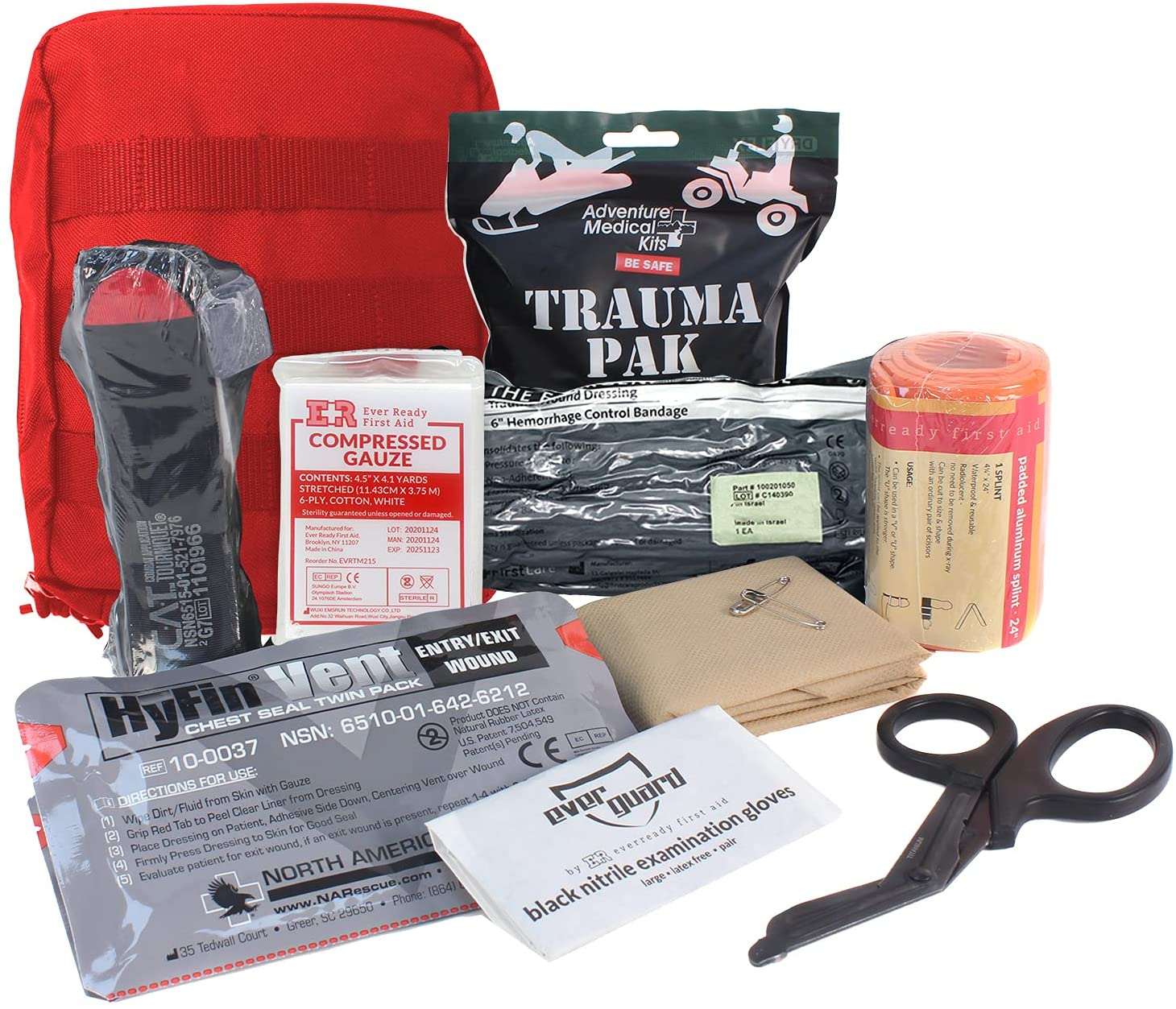 Red Emergency Kit Pouch