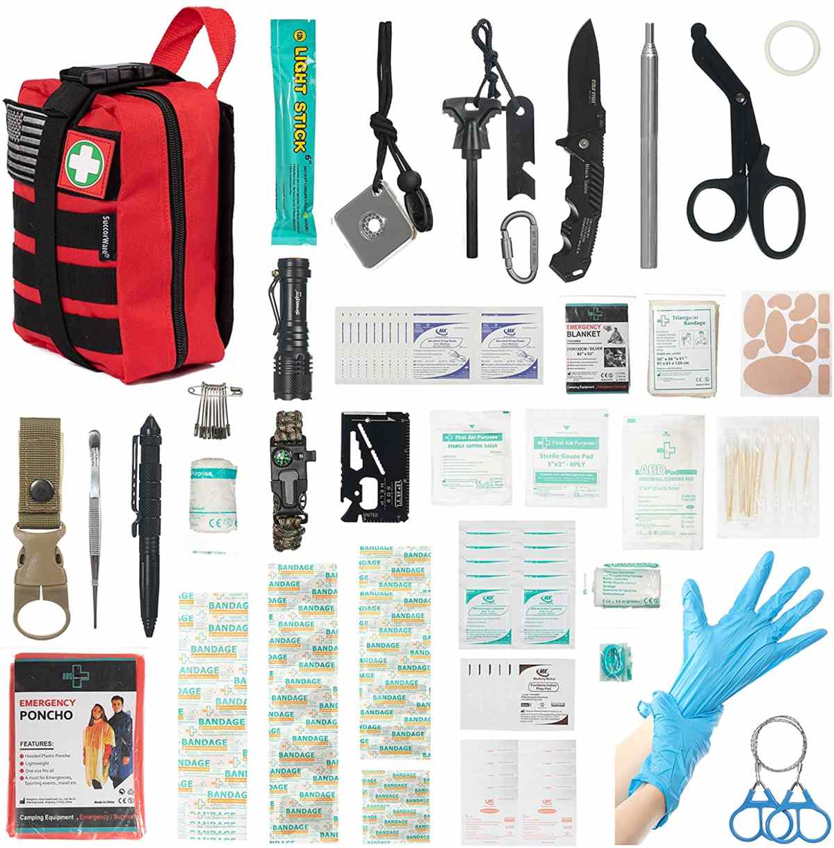 Liab Multi-Purpose First Aid Survival Gear rau Camping